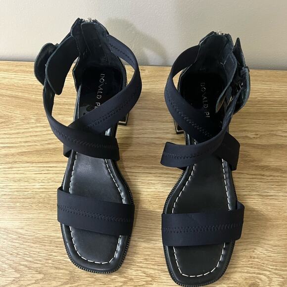 Donald Pliner heeled sandal sz 7.5M - Picture 6 of 9